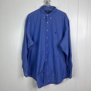 Vintage Ralph Lauren Blue Buttondown Men's‎ Shirt